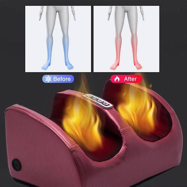 Foot Relaxation Device | 3D Massage Machine with Heat Therapy | Adjustable Intensity for Ultimate Comfort 1