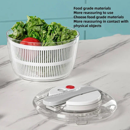 Fresh Greens | Easy Salad Dryer with Simple Spin Mechanism | Perfect for Crisp Vegetables 1