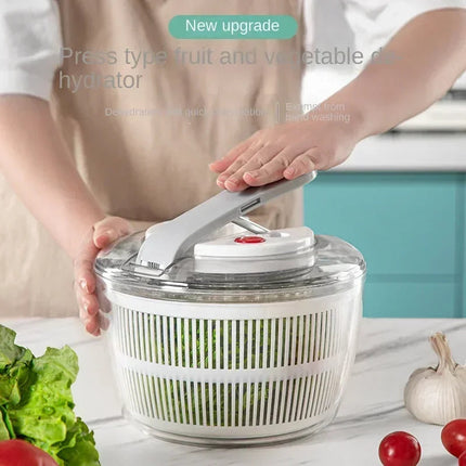 Fresh Greens | Easy Salad Dryer with Simple Spin Mechanism | Perfect for Crisp Vegetables 2