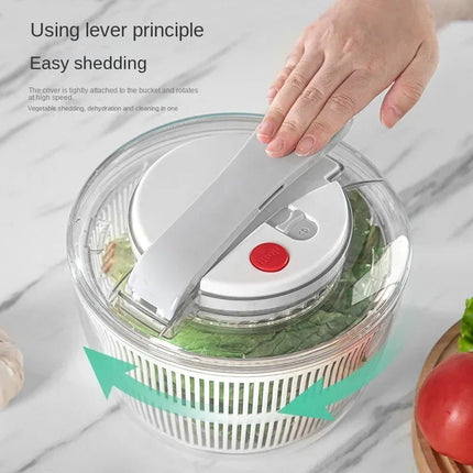 Fresh Greens | Easy Salad Dryer with Simple Spin Mechanism | Perfect for Crisp Vegetables 3