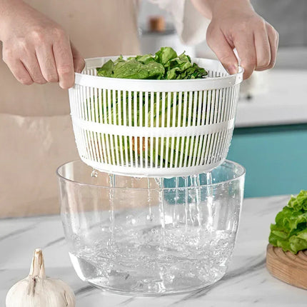 Fresh Greens | Easy Salad Dryer with Simple Spin Mechanism | Perfect for Crisp Vegetables 5