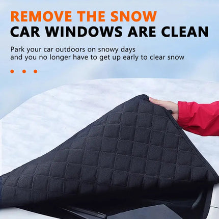 FrostGuard Pro | 5-Layer Frost Guard Windshield Cover with Magnetic Fastening | All-Season Protection Against Ice and UV Rays 4