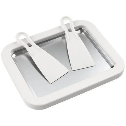 Frozen Dessert Maker Pan | Ice Cream Maker with Quick Freezing Plate | Large Size for Homemade Gelato 0
