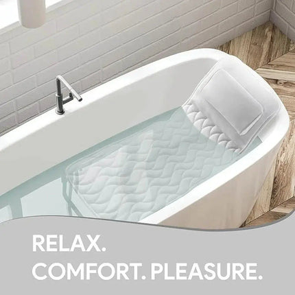 Full Body Bath Pillow for Tub with Non-Slip Design & Breathable Material for Ultimate Comfort 4