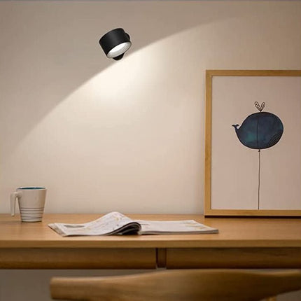 GLOW360 | Wireless Rotatable LED Wall Lamp with Adjustable Brightness | Versatile Lighting for Any Space 4