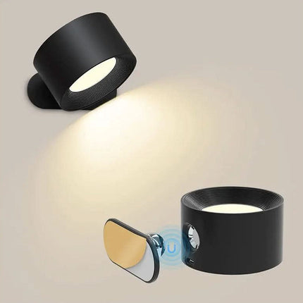 GLOW360 | Wireless Rotatable LED Wall Lamp with Adjustable Brightness | Versatile Lighting for Any Space 5