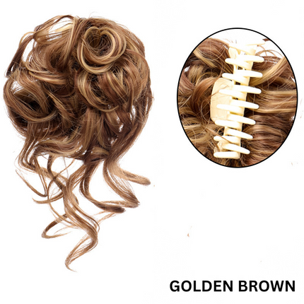 Messy Bun Hair Piece, Chignon Top Knot Hair Accessories for Instant Volume – image 5