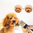Dog Clippers Cordless Low Noise, Dog Hair Trimmer, Dog Grooming Clippers with 4 Guard Combs, Pet Clippers Kit
