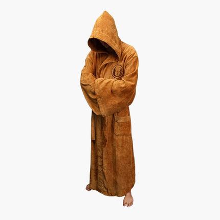 Galactic Comfort | Star Wars Inspired Bathrobe with Hood & Plush Fabric | Cozy Dressing Gown for Ultimate Relaxation 3