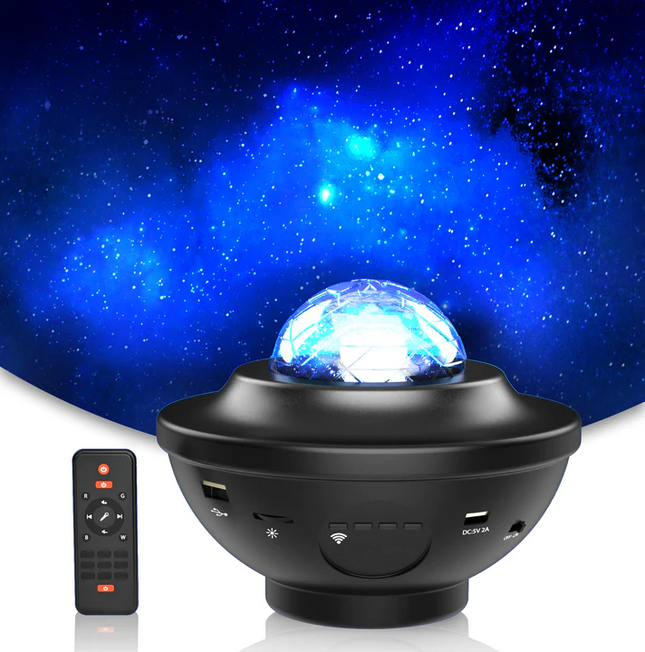 Galaxy Light Projector | 3-in-1 LED Star Projector with Bluetooth & White Noise | Create a Relaxing Atmosphere at Home 0