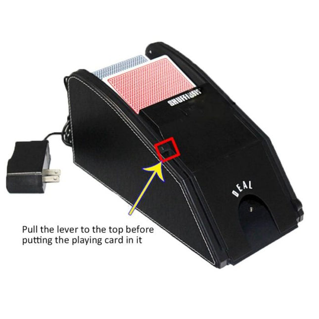 Game Master | Electric Card Shuffler Machine with User-Friendly Design | Effortless Deck Mixing for Fair Play 1