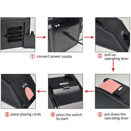 Game Master | Electric Card Shuffler Machine with User-Friendly Design | Effortless Deck Mixing for Fair Play 2