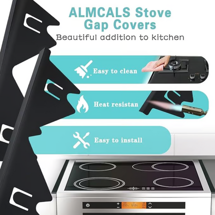 GapLock | Stainless Steel Stove Gap Filler with Adjustable Fit | Easy Installation for a Clean Kitchen 4