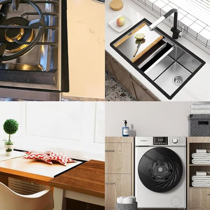 GapLock | Stainless Steel Stove Gap Filler with Adjustable Fit | Easy Installation for a Clean Kitchen 5