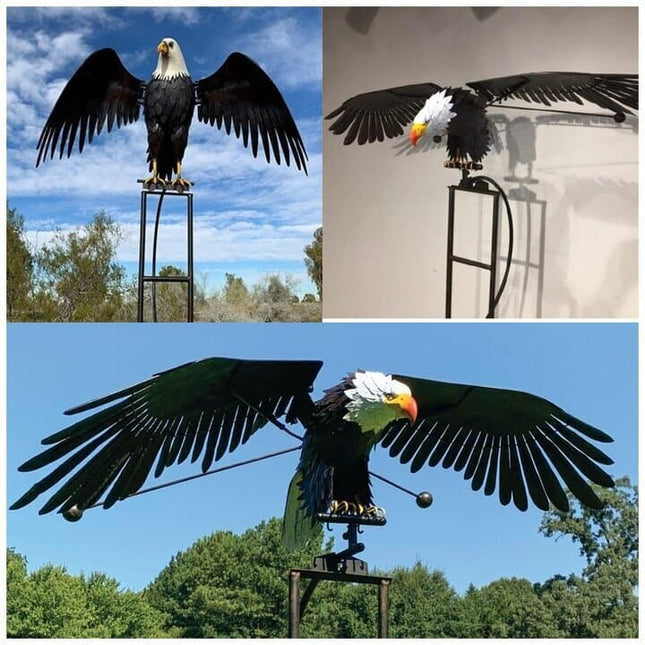 Garden Elegance | Metal Bird Wind Spinner with Eye-Catching Movement | Outdoor Decor for Vibrant Spaces 1