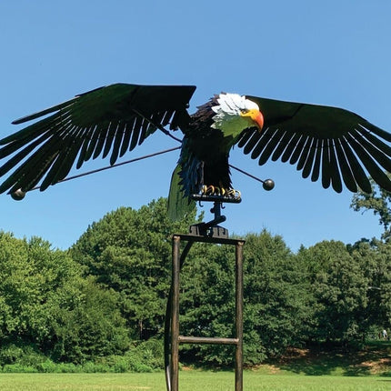 Garden Elegance | Metal Bird Wind Spinner with Eye-Catching Movement | Outdoor Decor for Vibrant Spaces 2
