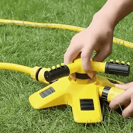 Garden Essentials | 360° Rotating Lawn Sprinkler with Multi-Angle Nozzles | Efficient Watering Solution for Large Gardens 2