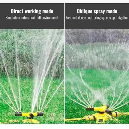 Garden Essentials | 360° Rotating Lawn Sprinkler with Multi-Angle Nozzles | Efficient Watering Solution for Large Gardens 3