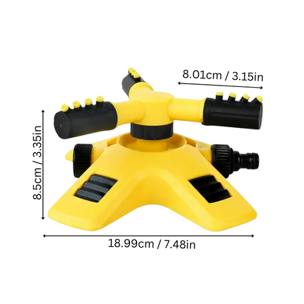 Garden Essentials | 360° Rotating Lawn Sprinkler with Multi-Angle Nozzles | Efficient Watering Solution for Large Gardens 5