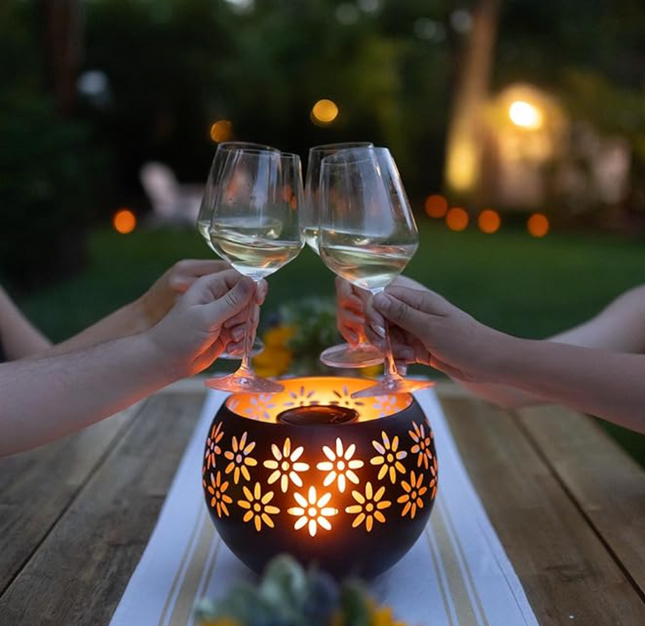 Garden Glow | Solar Flower Lamp with Automatic Activation | Eco-Friendly Lighting Solution for Outdoor Ambiance 1