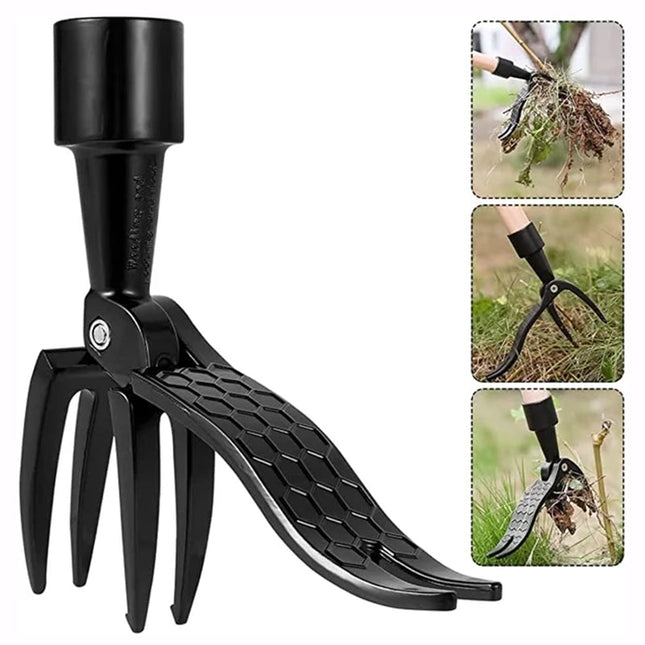 Garden Pro | Stainless Steel Adjustable Weeder with Ergonomic Handle | Effortless Weeding for All Ages 0