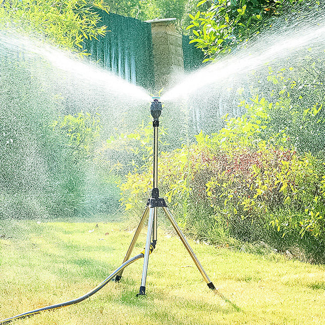 Garden Sprinkler System | Adjustable Tripod Sprinkler with 360° Rotation | Efficient Watering Solution for Your Garden 0