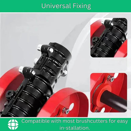 Garden Weeding Wheel | Durable Steel Tool for Effortless Weed Control | Universal Connector for Quick Gardening 2