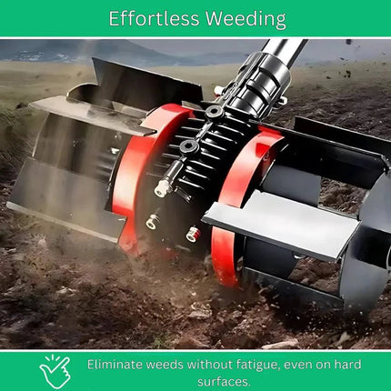 Garden Weeding Wheel | Durable Steel Tool for Effortless Weed Control | Universal Connector for Quick Gardening 3