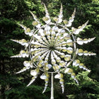Garden Whirlwind | Metal Windmill Yard Decor with Dual Motion Design | Eye-Catching Outdoor Decoration for Stunning Gardens 0