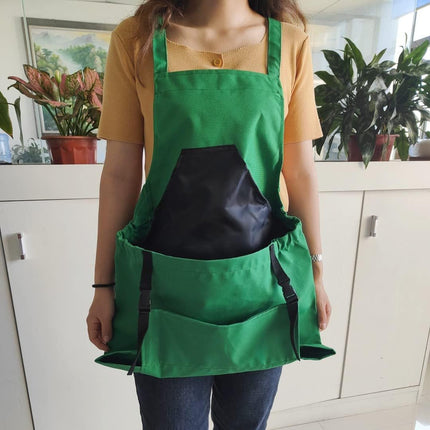 Gardening Apron for Women | Waterproof Oxford Fabric with Practical Pockets | Adjustable Fit for Comfort 1
