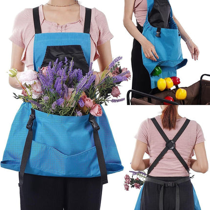Gardening Apron for Women | Waterproof Oxford Fabric with Practical Pockets | Adjustable Fit for Comfort 3