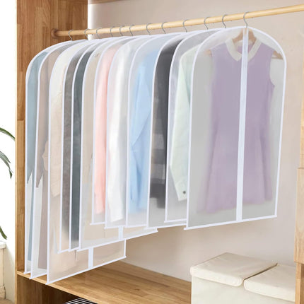 Garment Cover Set | 24-Pack PEVA Hanging Bags with Full-Length Zippers | Dust and Moisture Protection for All Clothing Types 3