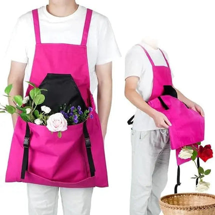 Gardening Apron with Pockets, Garden Apron with Adjustable Straps – image 9
