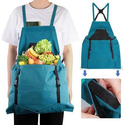 Gardening Apron with Pockets, Garden Apron with Adjustable Straps – image 5