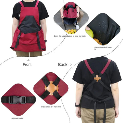 Gardening Apron with Pockets, Cross Back Apron for Garden and Workshop – image 6