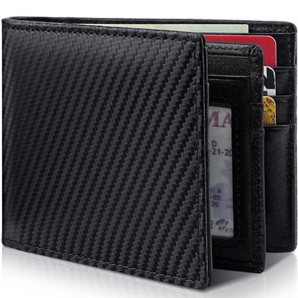 Genuine Leather Men's Wallet with RFID Protection | Slim Bifold Design for Secure Storage 4