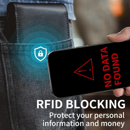 Genuine Leather Men's Wallet with RFID Protection | Slim Bifold Design for Secure Storage 8