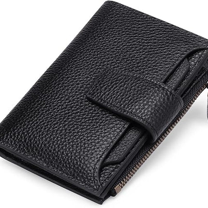 Genuine Leather Multi-Pocket Wallet with RFID Protection | Compact Design for Secure Organization 11