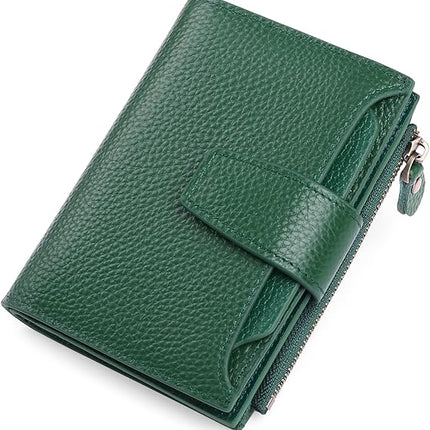 Genuine Leather Multi-Pocket Wallet with RFID Protection | Compact Design for Secure Organization 14