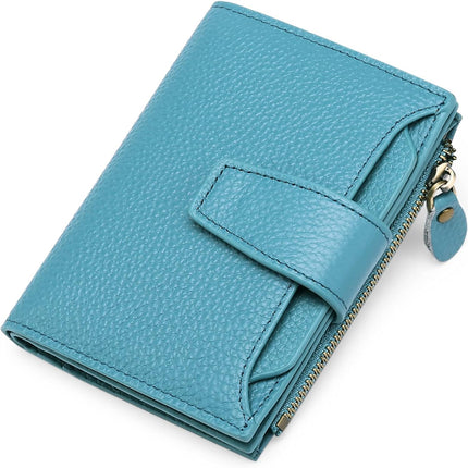 Genuine Leather Multi-Pocket Wallet with RFID Protection | Compact Design for Secure Organization 16