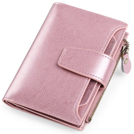 Genuine Leather Multi-Pocket Wallet with RFID Protection | Compact Design for Secure Organization 2