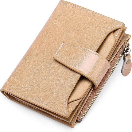 Genuine Leather Multi-Pocket Wallet with RFID Protection | Compact Design for Secure Organization 5