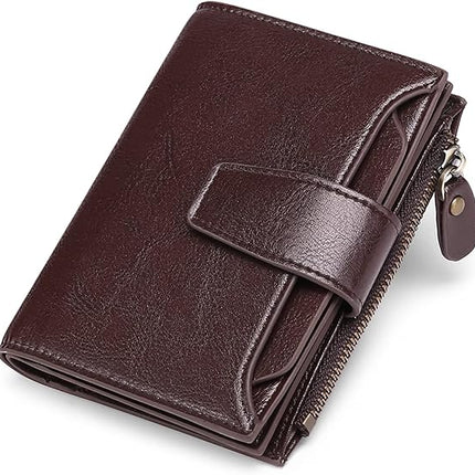 Genuine Leather Multi-Pocket Wallet with RFID Protection | Compact Design for Secure Organization 6