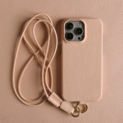 Genuine Leather Phone Case with Crossbody Strap for Stylish Convenience 3
