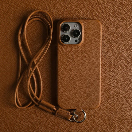 Genuine Leather Phone Case with Crossbody Strap for Stylish Convenience 4