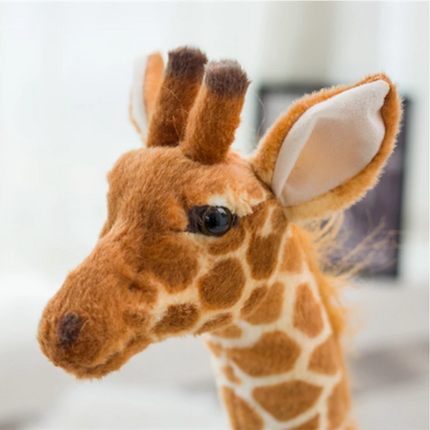 Giant Plush Giraffe | Oversized Stuffed Animal with Realistic Design | Soft Cuddly Companion for Kids 4