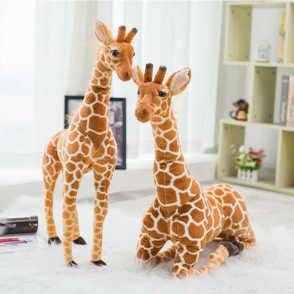 Giant Plush Stuffed Animal | Realistic Giraffe Design for Cozy Cuddles 0