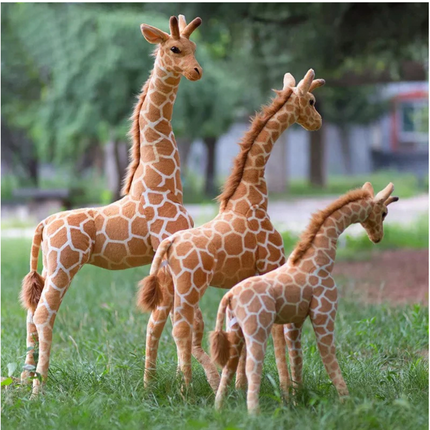 Giant Plush Stuffed Animal | Realistic Giraffe Design for Cozy Cuddles 8