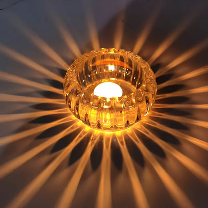 Artful Glass Candle Holder with Rippled Design | Elegant Accent for Intimate Spaces