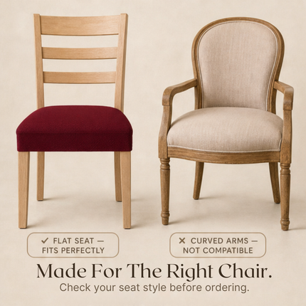 GleamSeat | Waterproof Dining Chair Covers with 4-Way Stretch Fit | Easy Clean Solution for Modern Homes 6